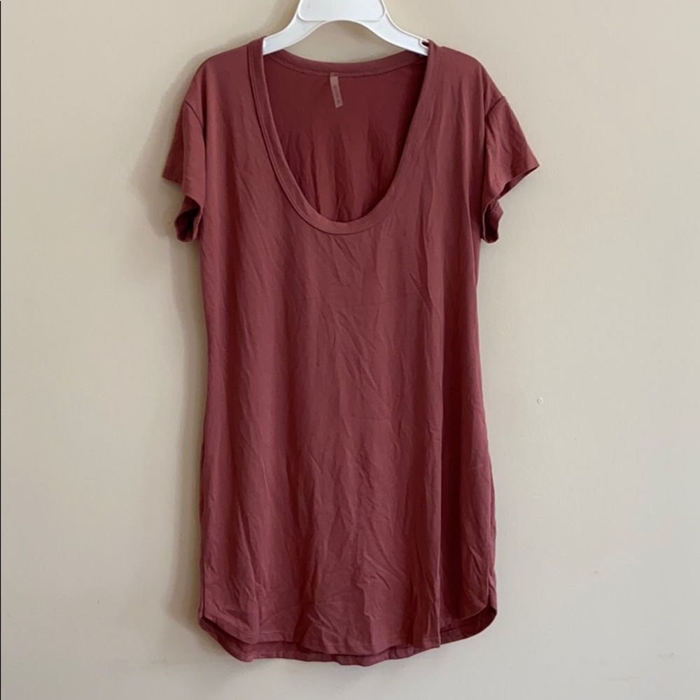 Scoop Neck Tunic Top